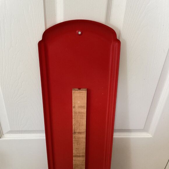 Vintage Pepsi Cola Red Thermometer Metal Sign 27x8 1/4” Soda Advertising READ - Picture 5 of 6